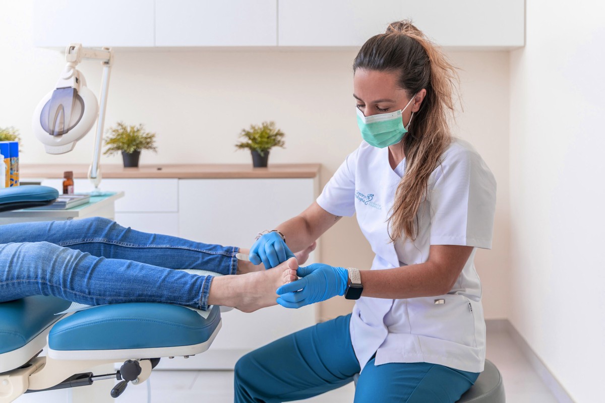 Foto de Soraya haciendo un tratamiento